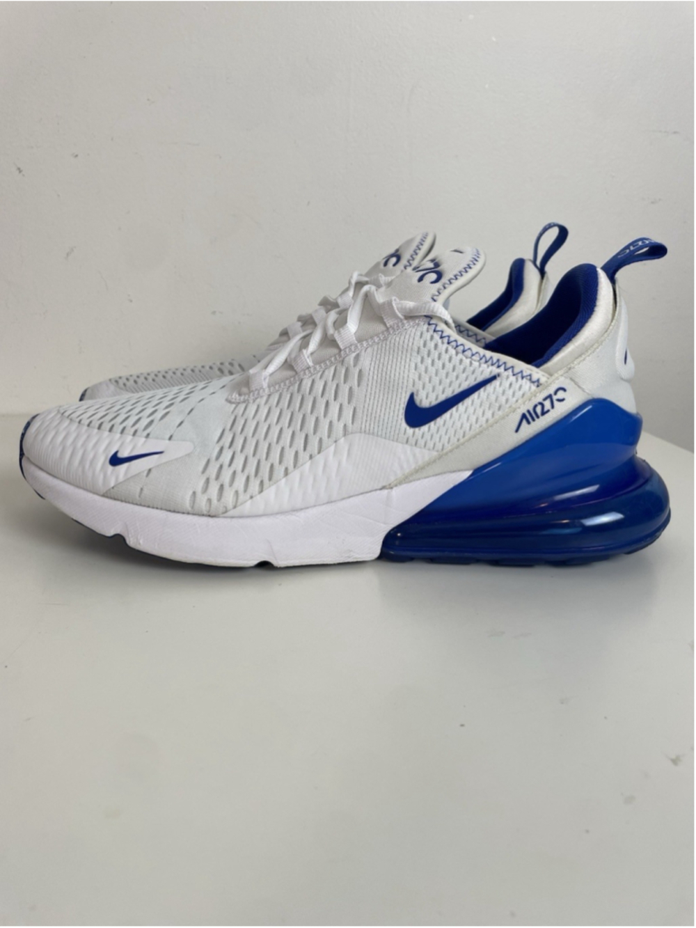 Nike Air Max 270 Sneakers Mens 13 White Blue DH0268-100